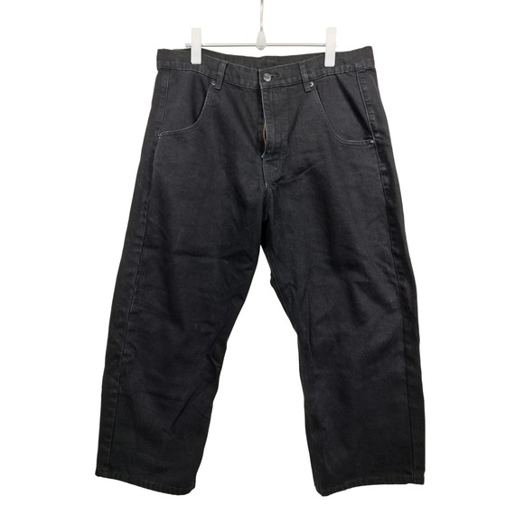 ROUCHA Black Duchamp Denim Baggy Relaxed Fit Size 34x36 - Picture 2 of 9